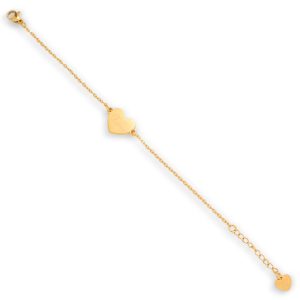 Custom/Personalized Heart Pendant Bracelet